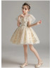 Beaded Lace Tulle Adorable Flower Girl Dress